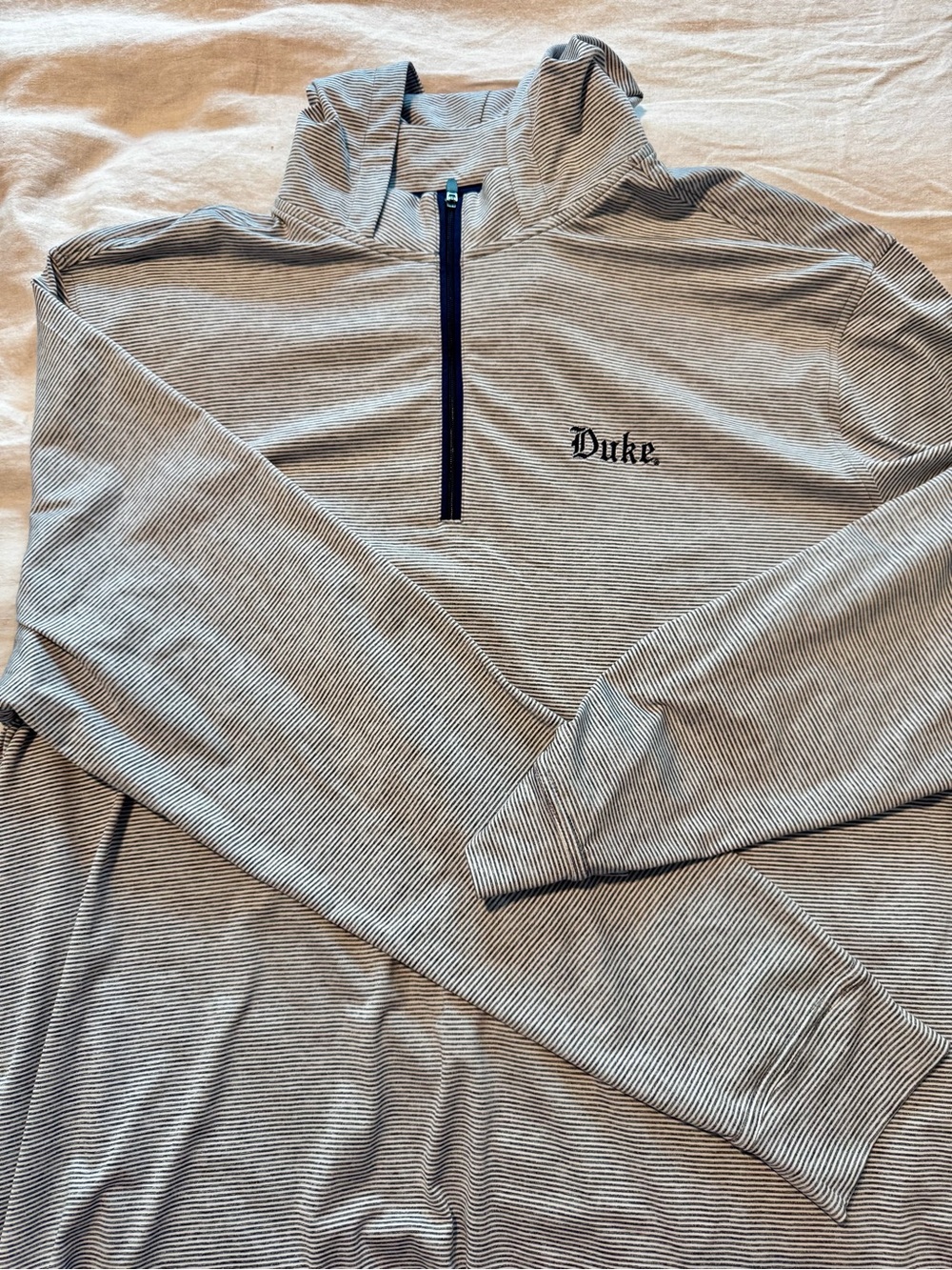 Duke Blue Devils Johnnie-O Hybrid Golf Quarter Zip Hoodie - Picture 2 of 3